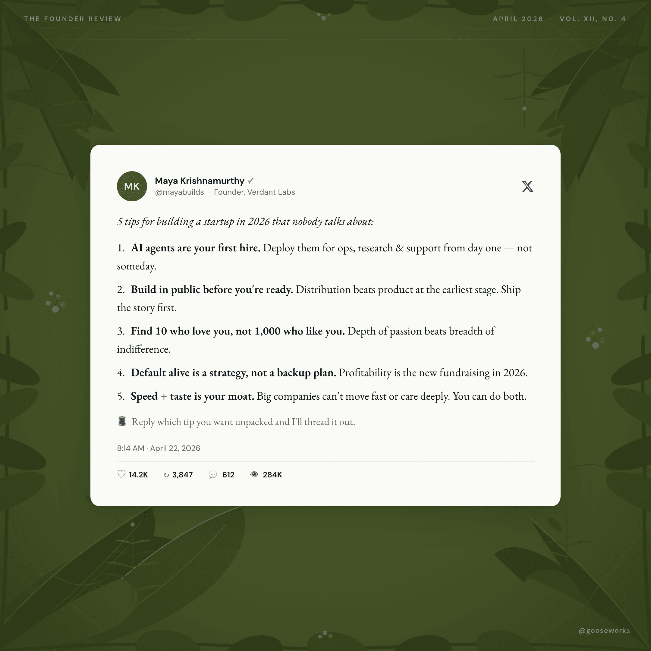 Botanical Illustration — tweet