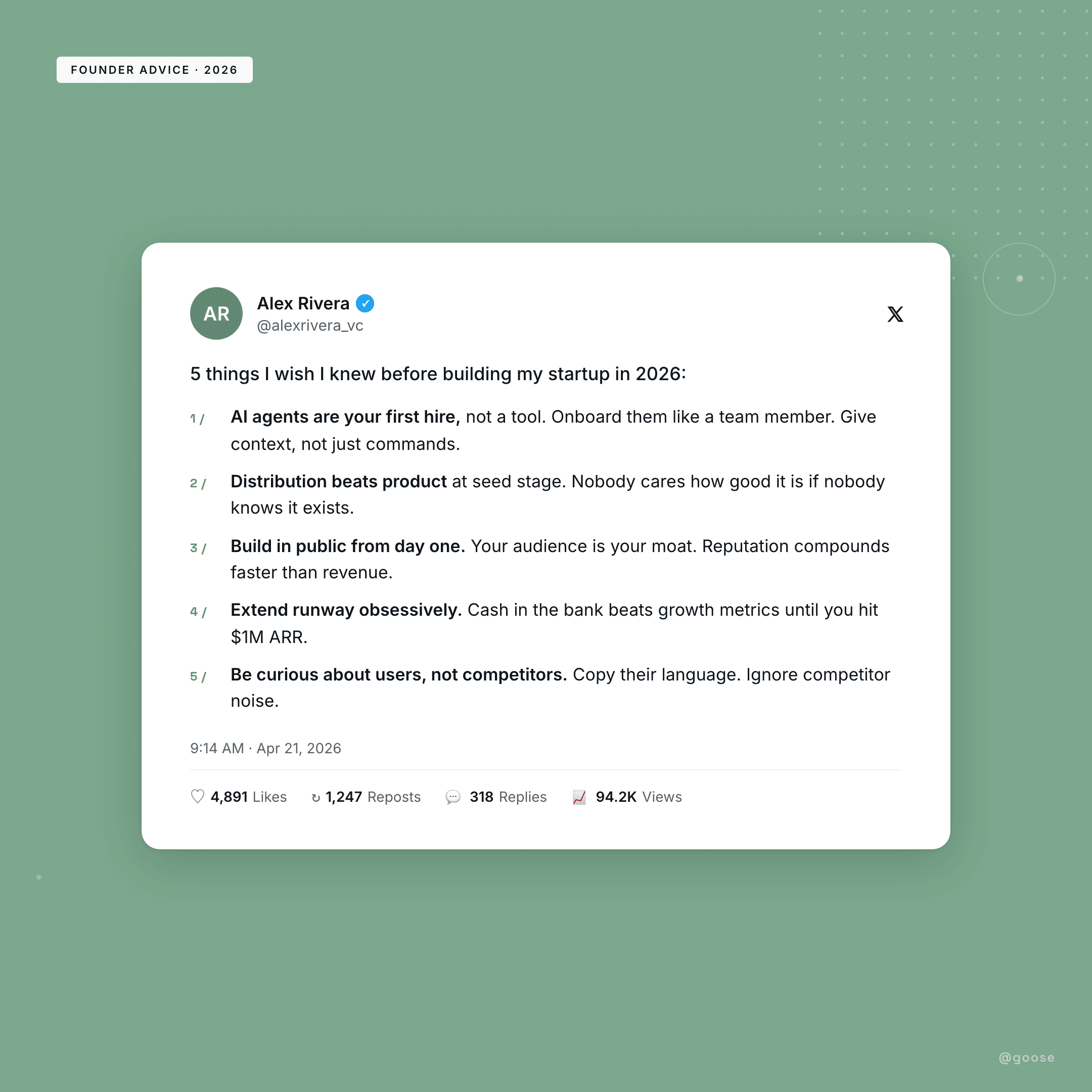 Isometric Sage — tweet