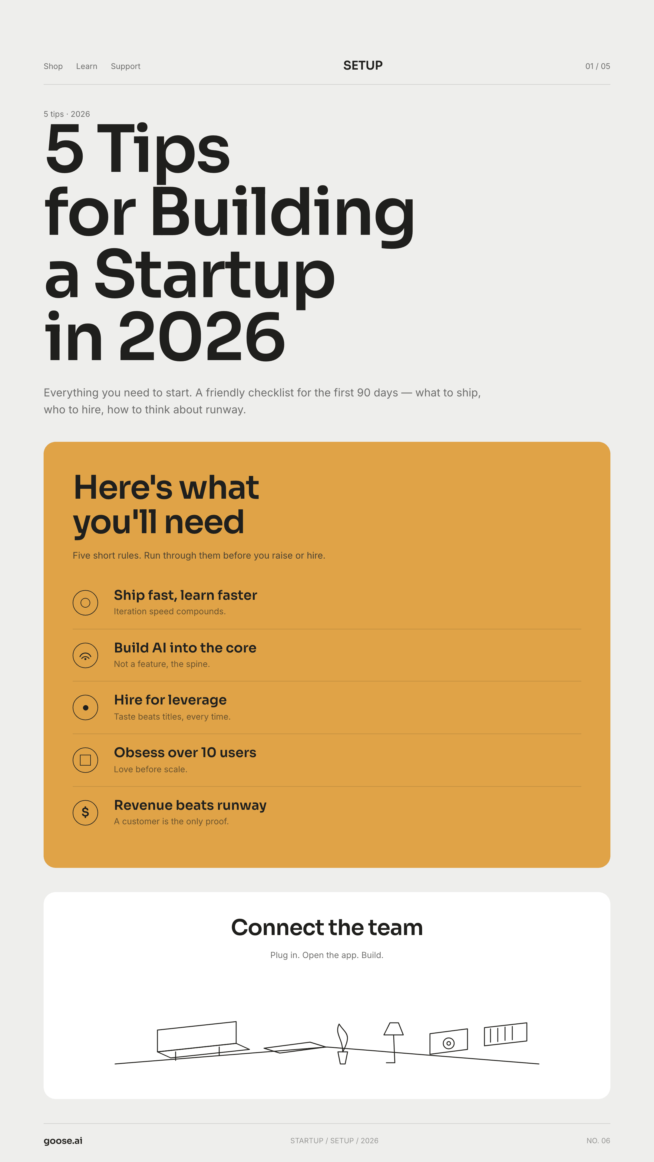 Mustard Setup — story