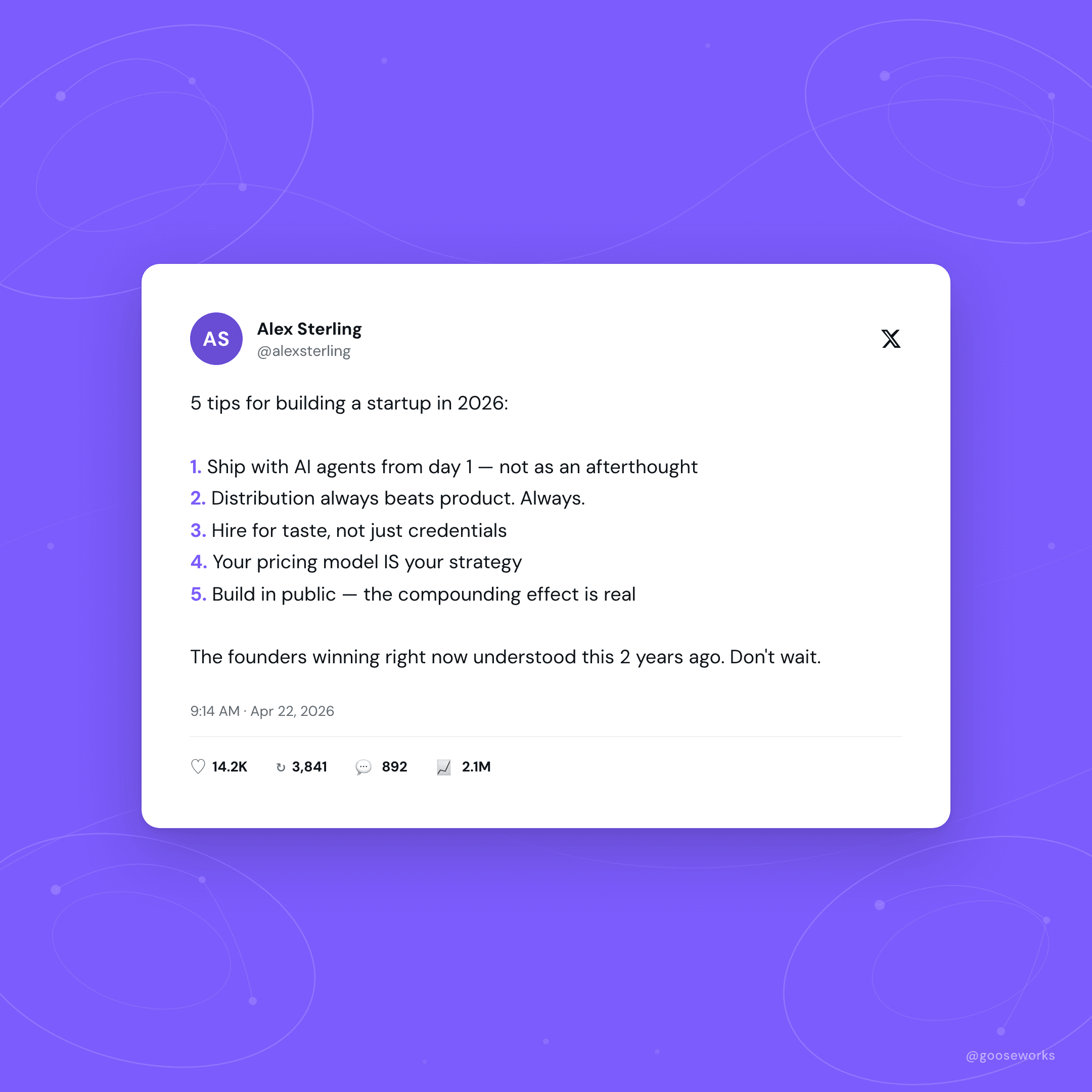 Orbit Purple — tweet