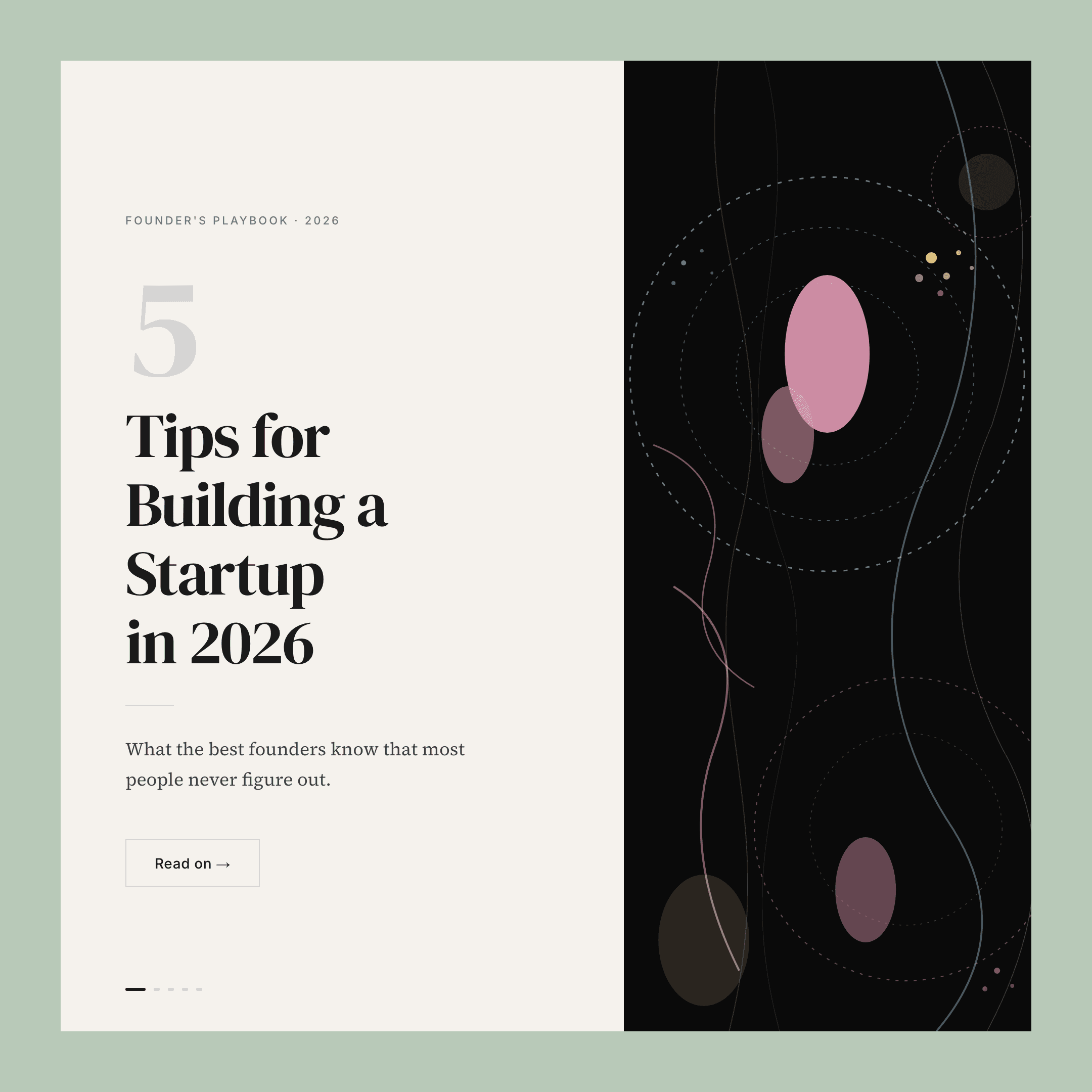 Sage Split Editorial — carousel